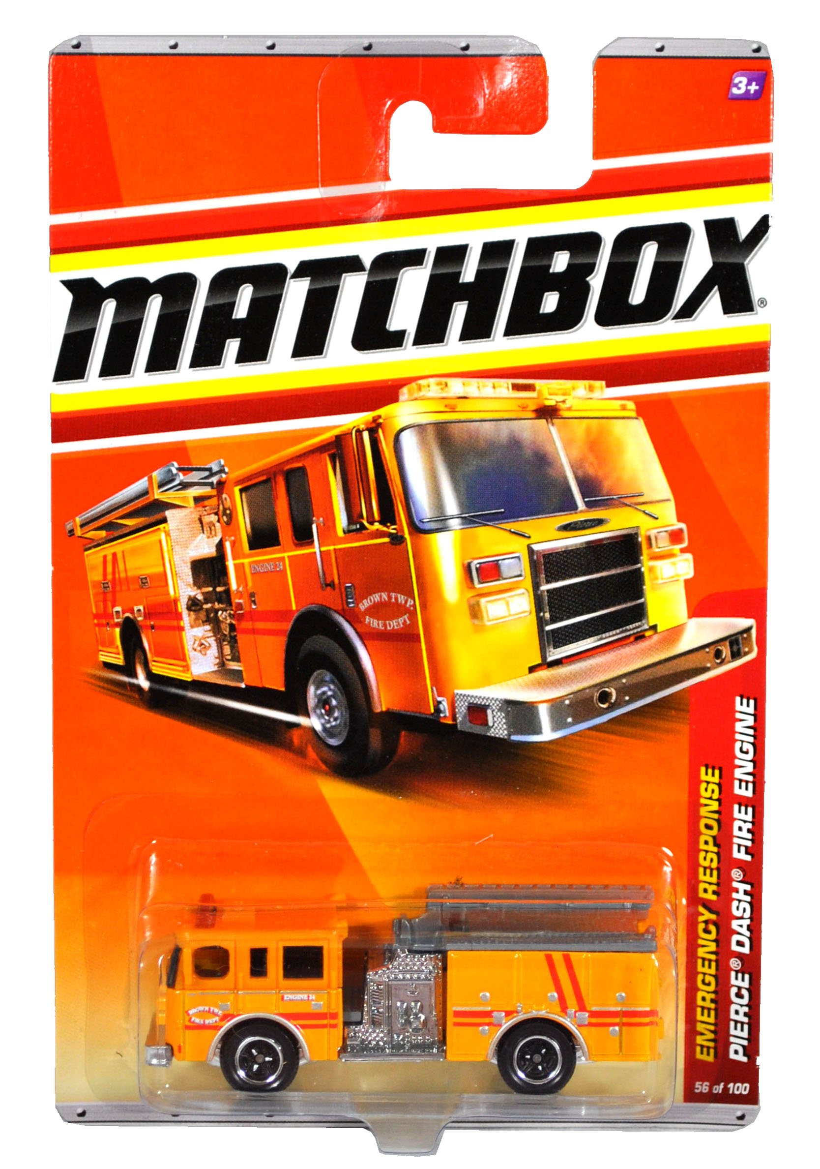 Mattel Year 2010 Matchbox MBX Emergency Response Series 1:64 Scale