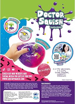 John Adams | Doctor Squish Squishy Maker Refill Pack: Make your own squishies! | Arts & crafts | Ages 8+,Green