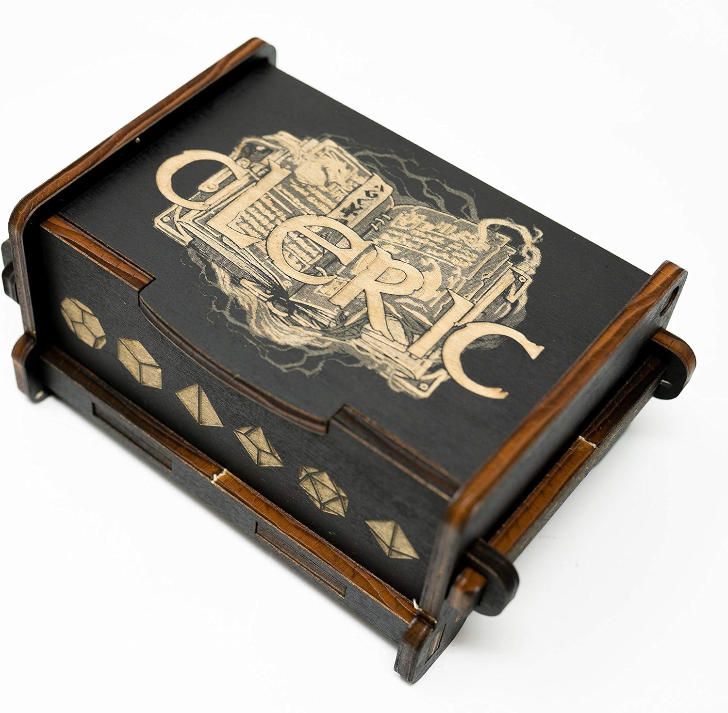 Dice Box - Black - Cleric - 6x4x3