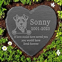 Vista 19 de Dachshund Memorial, Dachshund Memorial Stone, Pérdida de Dachshund, recuerdo conmemorativo de perro salchicha, en memoria amorosa perro salchicha