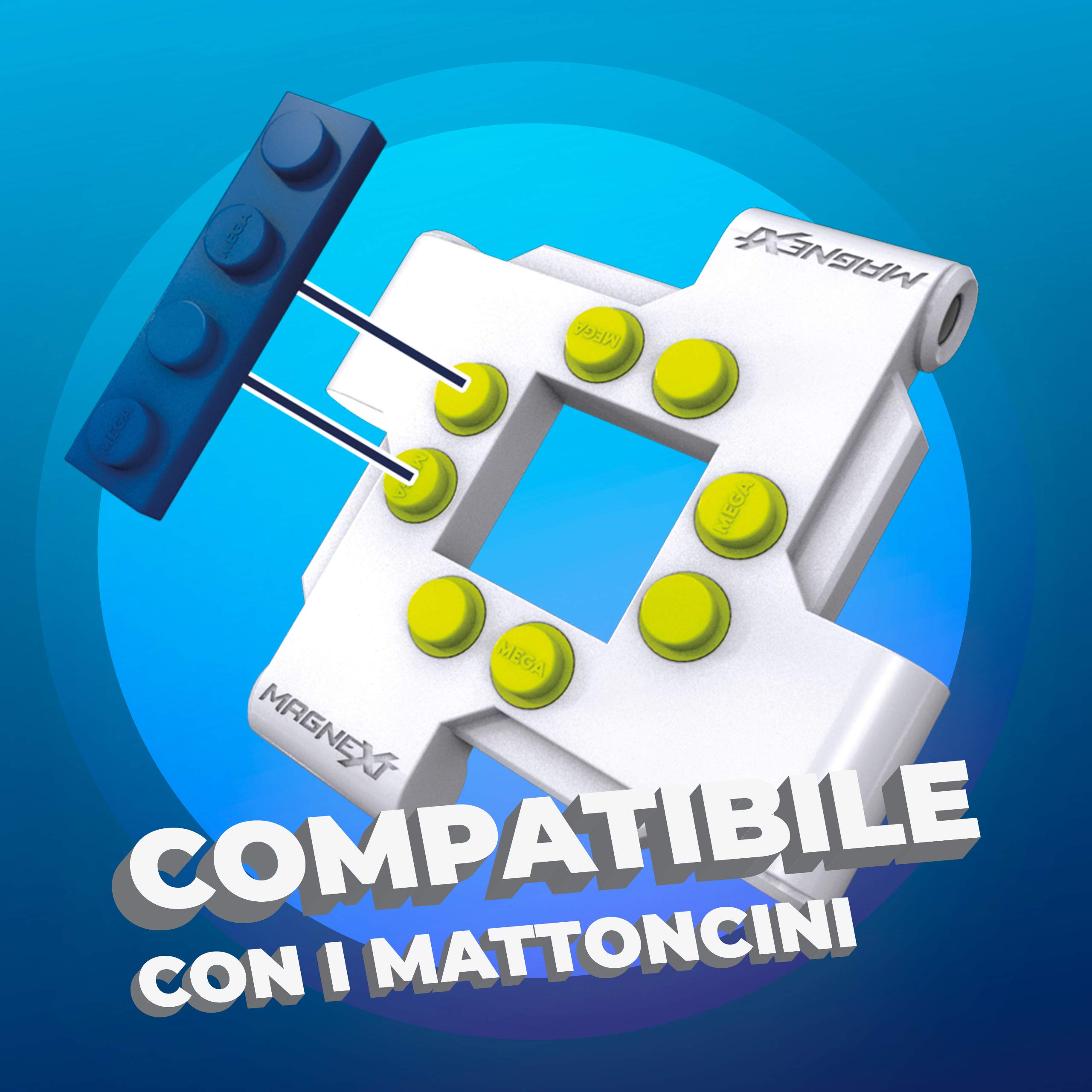 Mega Construx Magnext, Mag Explorer 5 in 1, Costruzione Magnetica con 71 Pezzi, Giocattolo per Bambini 6+ Anni, GFF26