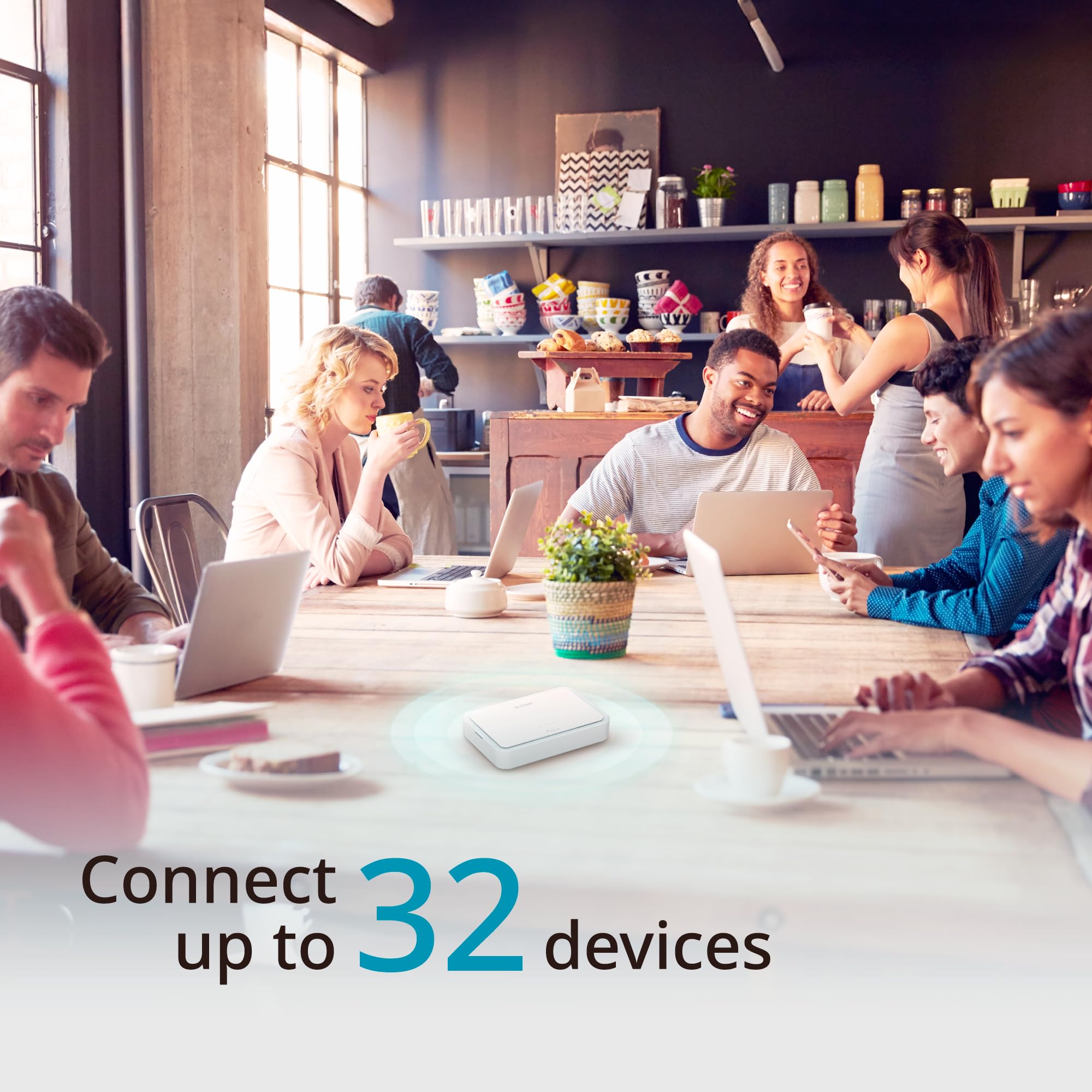 D-Link 5G NR AX3000 Mobiler Wi-Fi 6 Router (DBR-330-G) – Bis zu 4,67 Gbit/s 5G, Dual-Band AX3000, 5260-mAh-Akku, 32 Geräte, MicroSD-Freigabe, USB-C, Tragbarer 5G-Hotspot