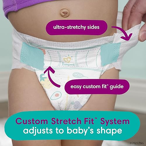 Miniatura 2 de Kit de inicio de pañales y toallitas Pampers para bebés pack para 2 meses - Pañales Cruisers desechables con toallitas húmedas para bebés con pieles