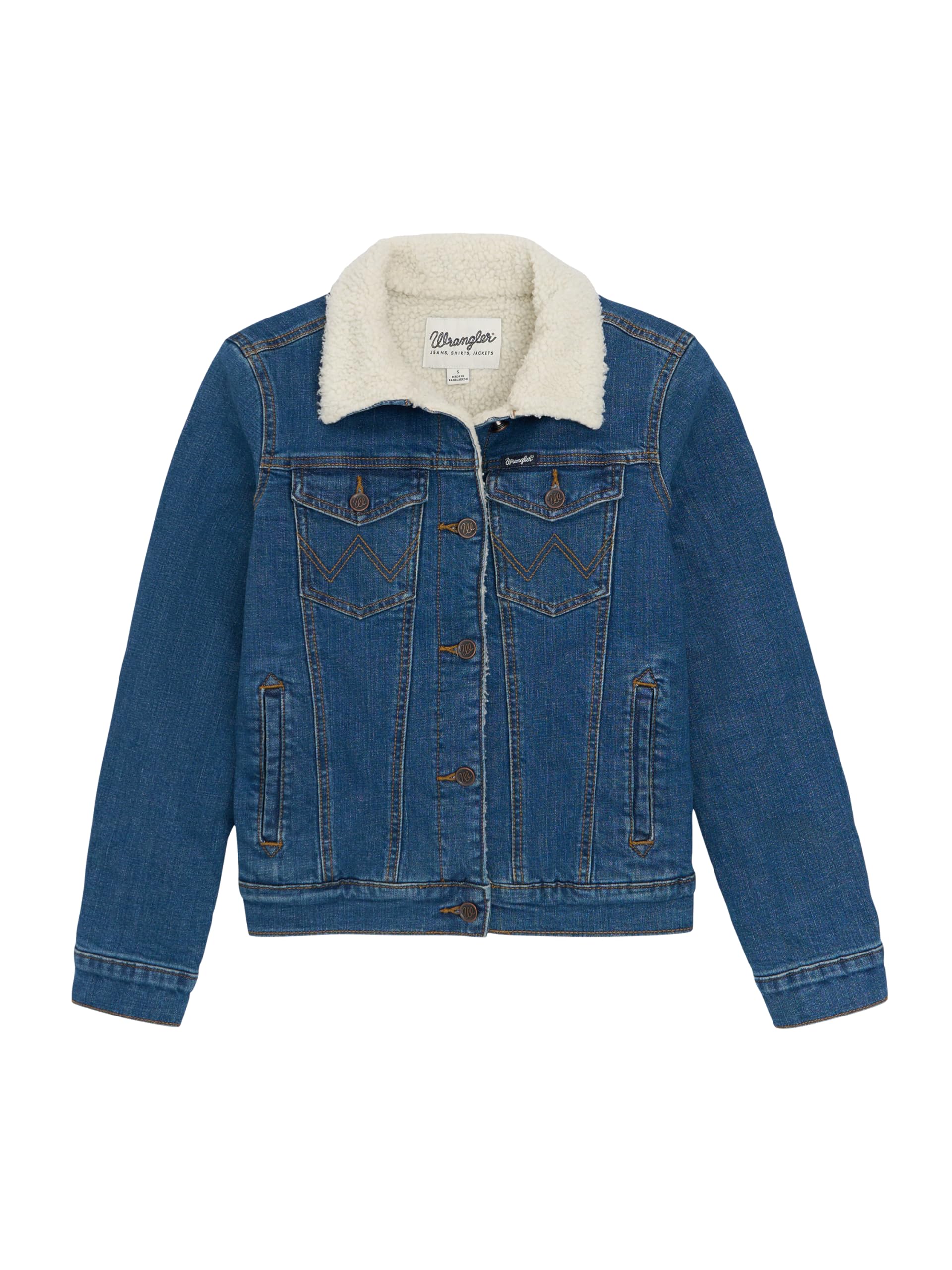 Wrangler Chaqueta Con Forro de Sherpa Retro Chaqueta con forro de sherpa retro Mujer (Pack de 1)