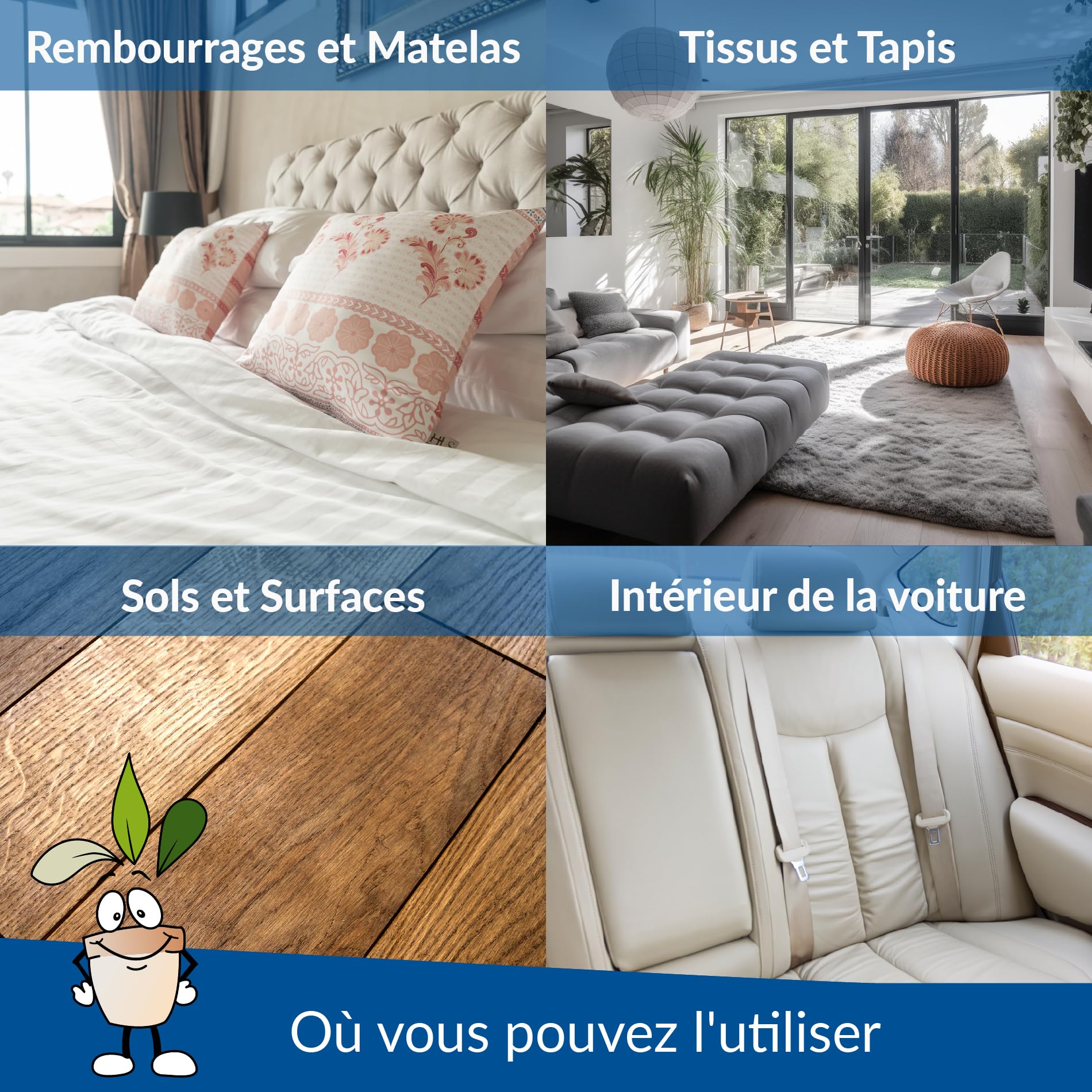 CLOSTER STOPPEE Spray hygiénisant Elimine les odeurs et dissout l'urine et les fèces des chiens et des chats, Combat les odeurs désagréables avec le parfum pomme verte 500 ML + recharge 500 ML