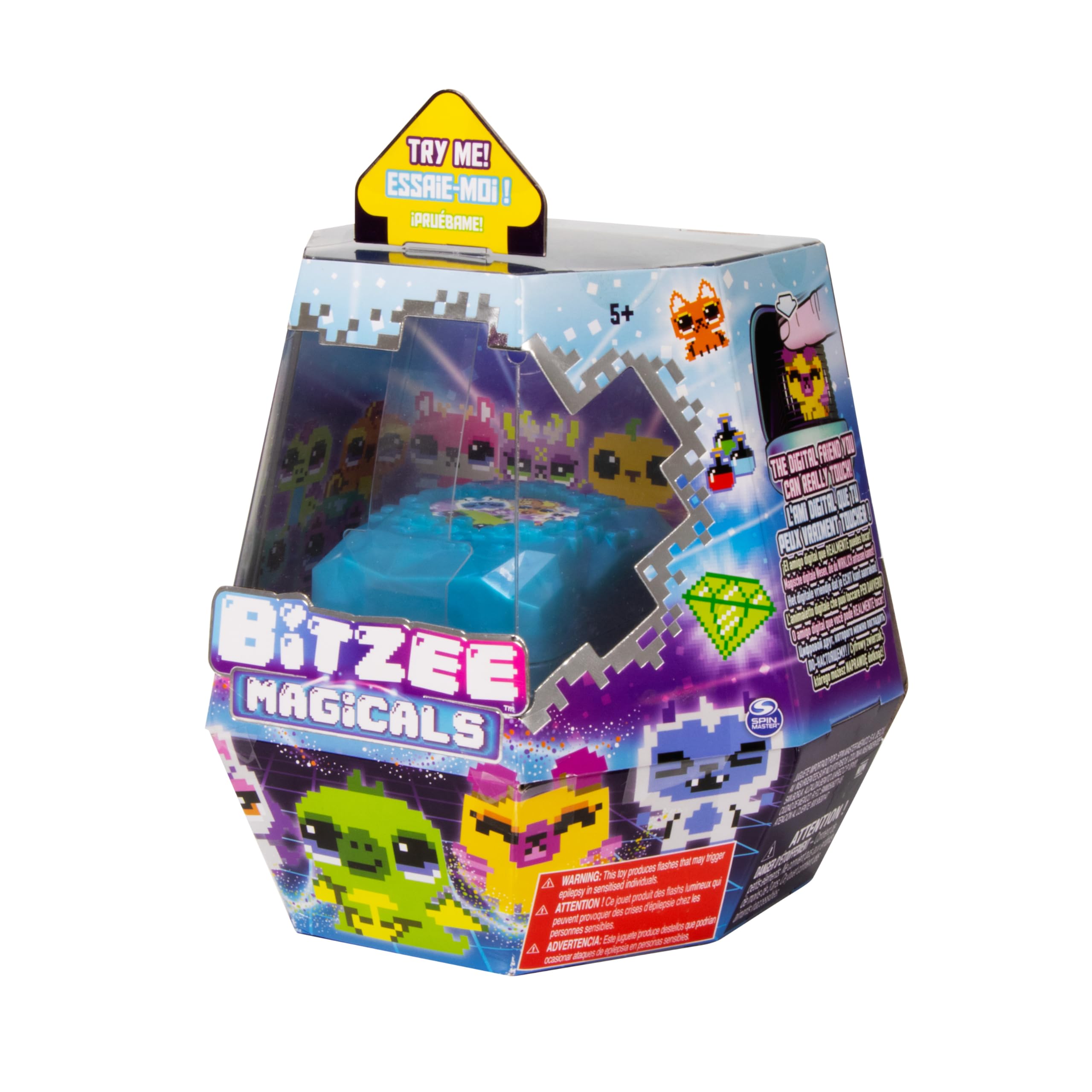 BIZTEE MAGICALS - Mascota Virtual con 20 Animales Mágicos en su Interior - Mascota Digital Que Reaccionan al Tacto - Juguetes Niños 5 Años + - Regalo Niño 5 Años +