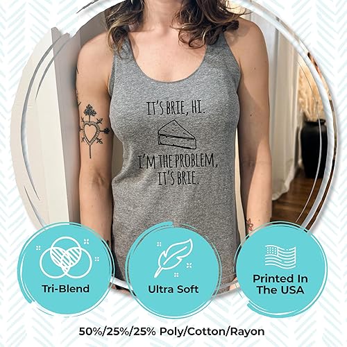 Miniatura 8 de Sweet Carrot Lime Women's Graphic Racerback Tank Top by Moonlight Makers, Gift for Her, Shirts with Sayings, Yoga Tee (XS, Heather Gray)