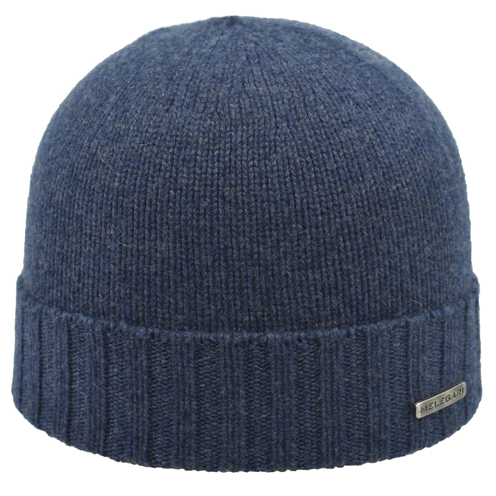 Melegari Berretto Cuffia Beanie Treviso | 100% Cashmere | Made in Italy | Unisex
