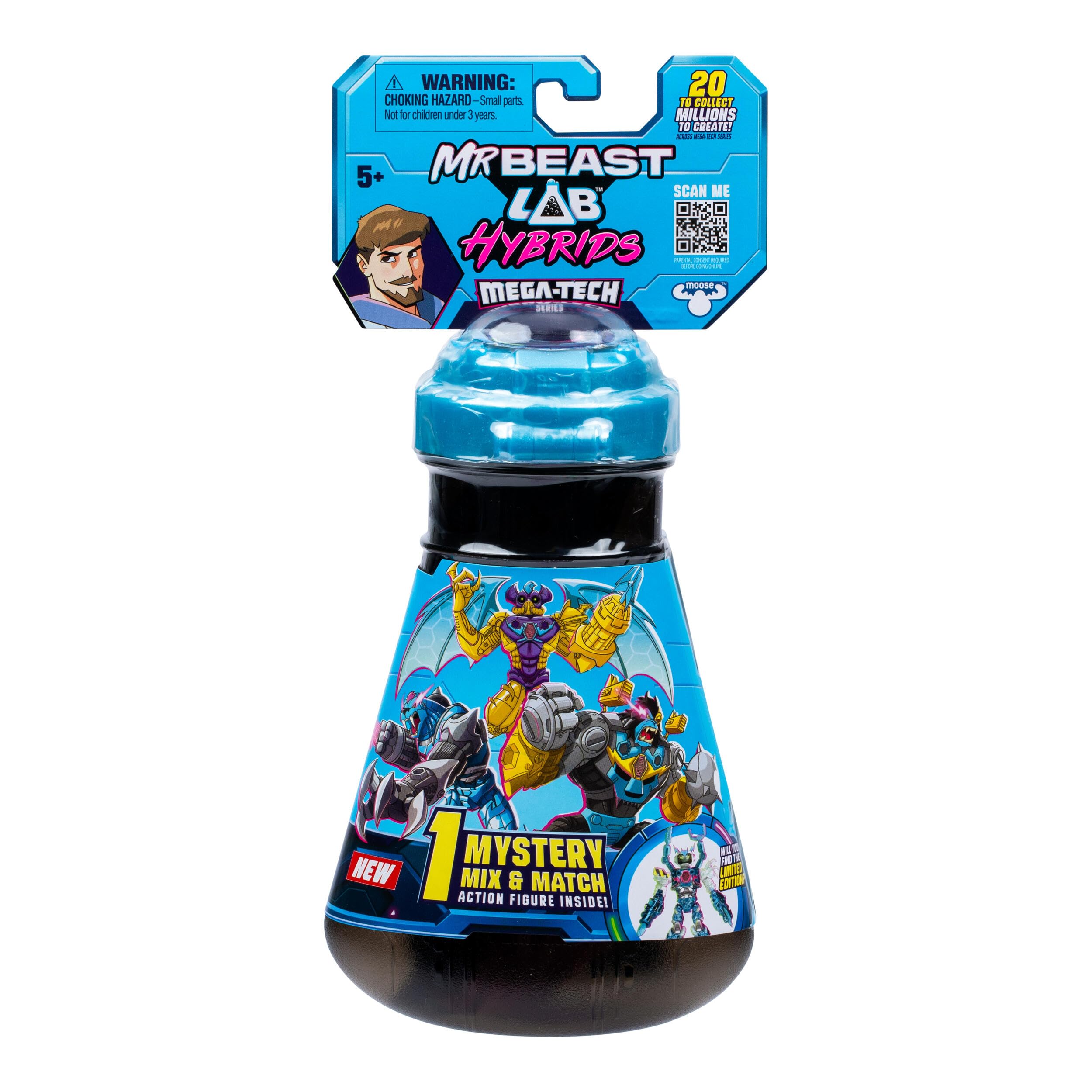 MrBeast Lab Hybrids Single Pack Figure, 20 to Collect
