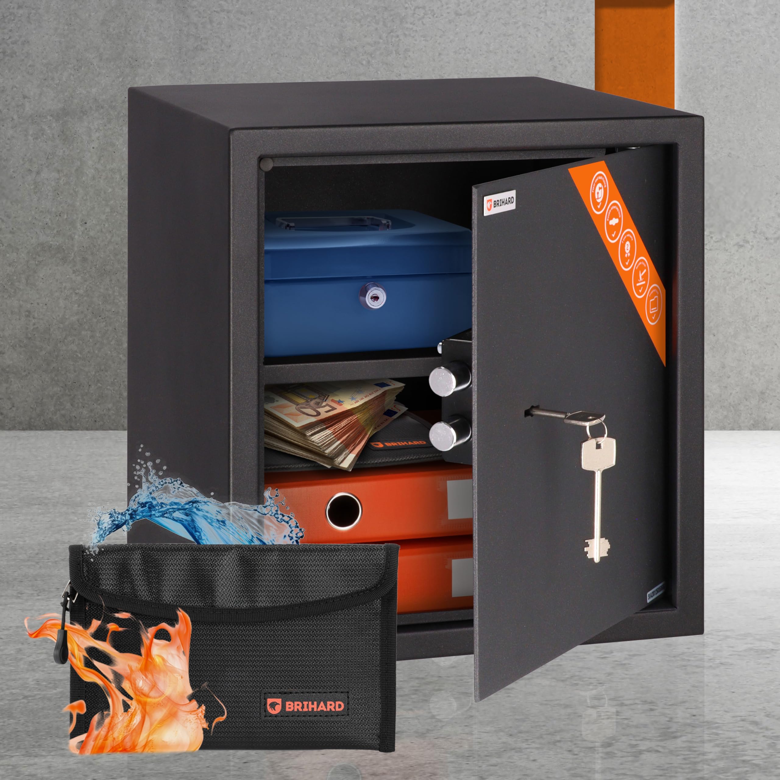 Cassaforte Per Valori Denaro Documenti Passaporti - Foto 9