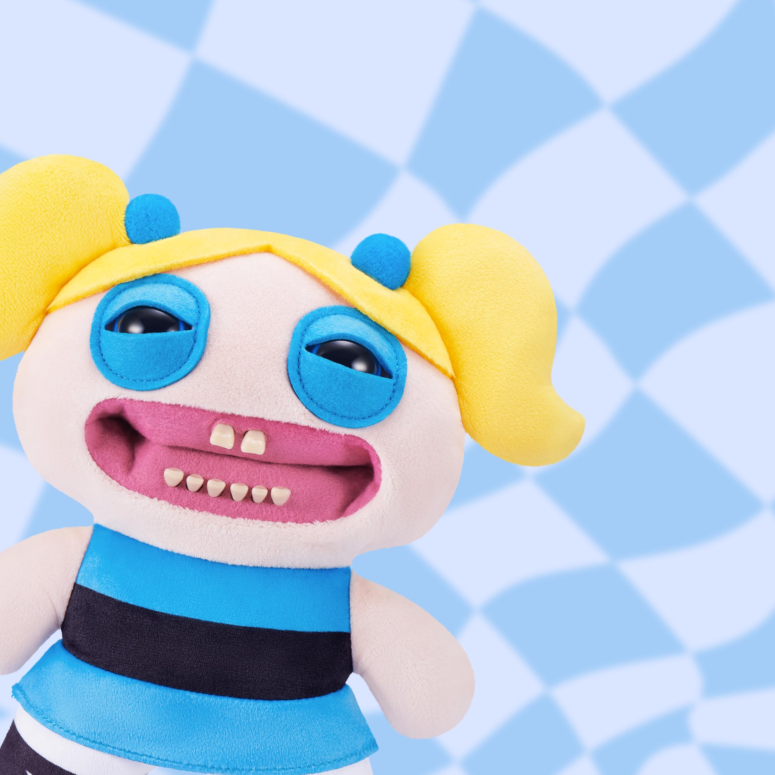 FUGGLER SERIES 1-POWERPUFF GIRLS PLUSH 9" (BUBBLES)