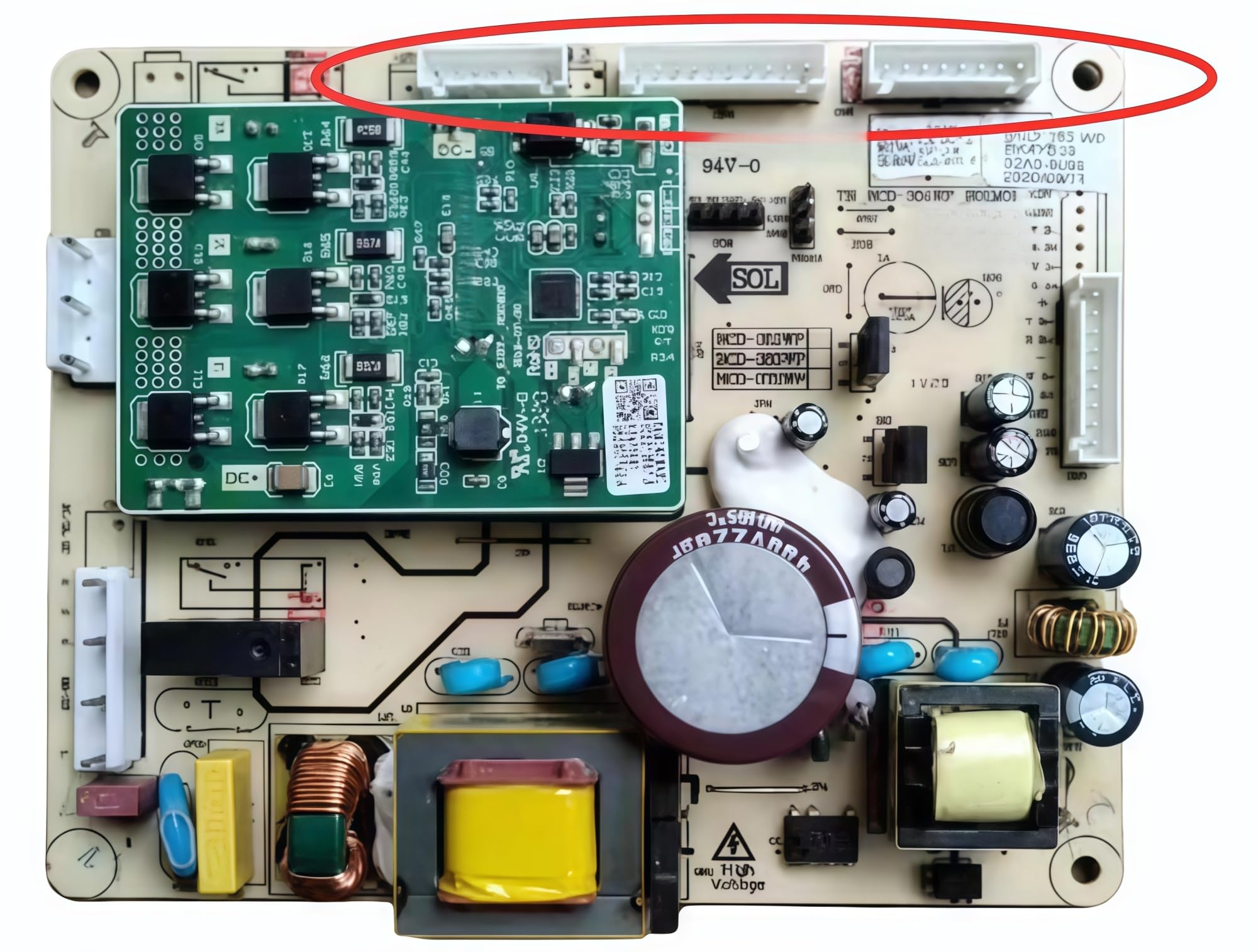 Placa principal de refrigerador, compatible con Hisense BK4YB39,