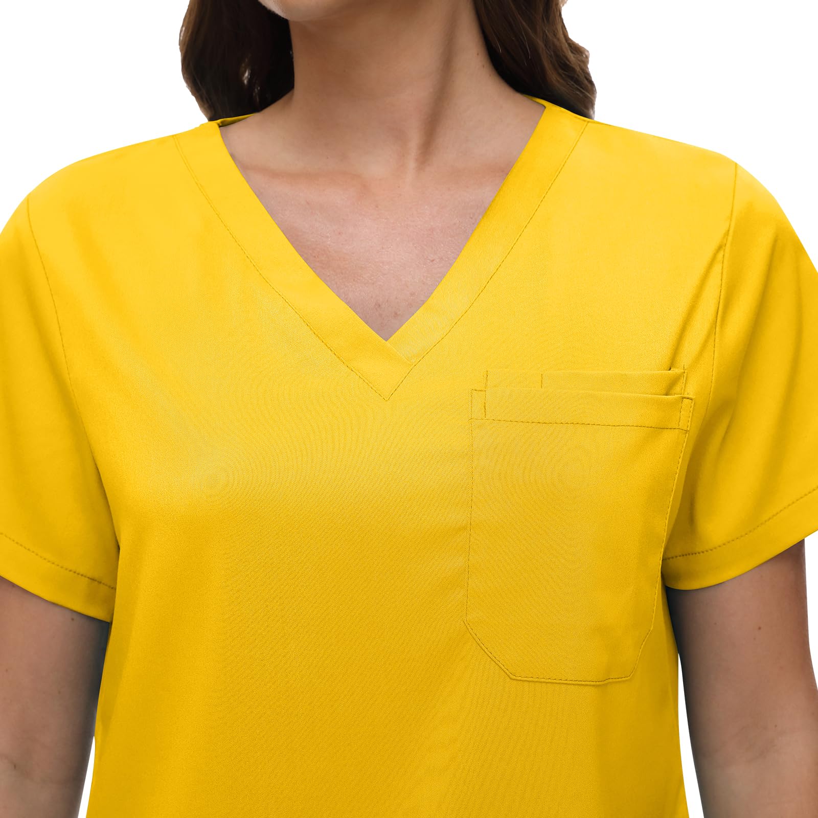 VIAOLI Scrubs for Women V-neck Scrub Set with 8 Pocket Yoga Waistband Jogger Pants - Womens Scrub Nurse Uniforms