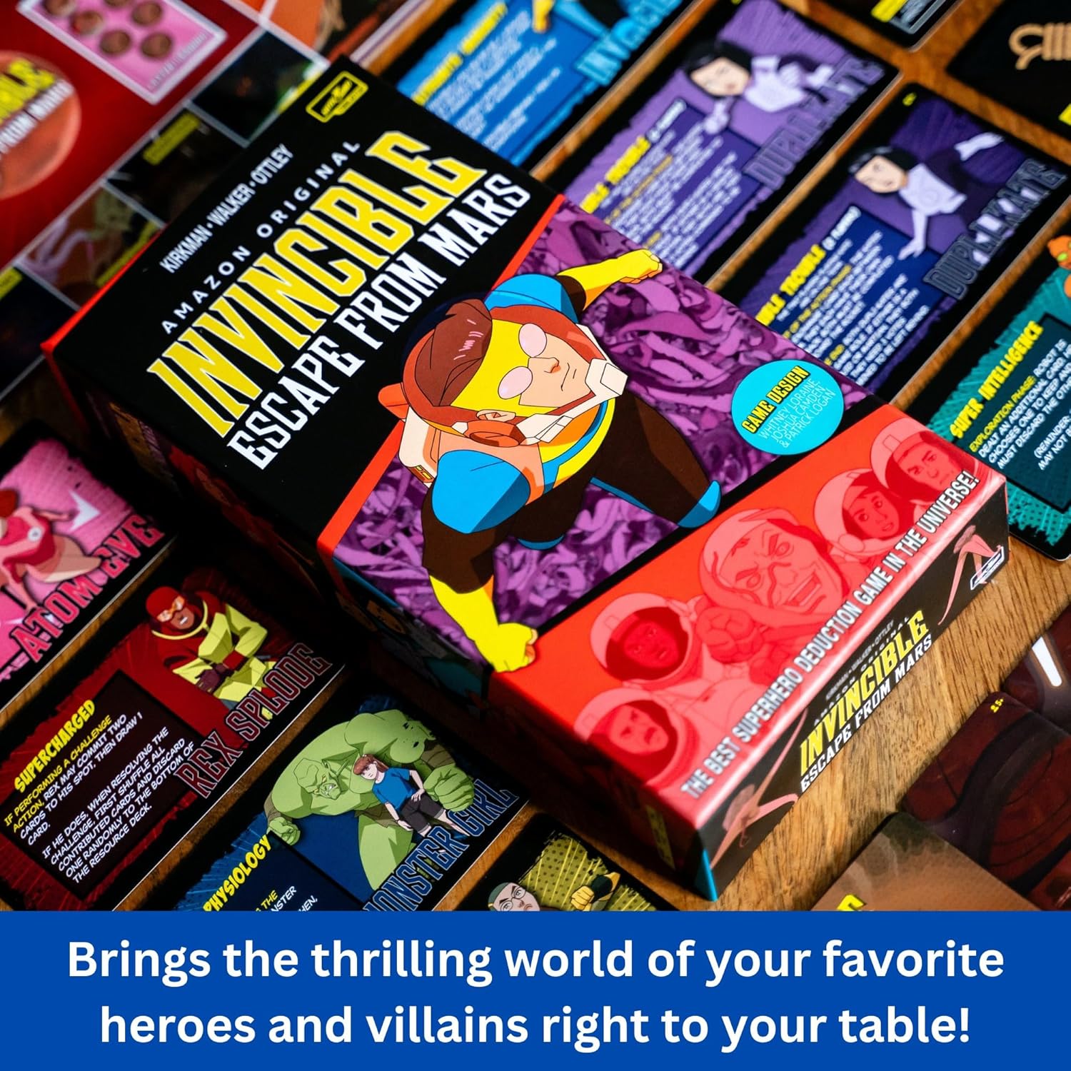Invincible: Escape from Mars - Intergalactic Showdown Board Game for Ages 11+, 4-10 Players, 20-45 Minutes Playtime
