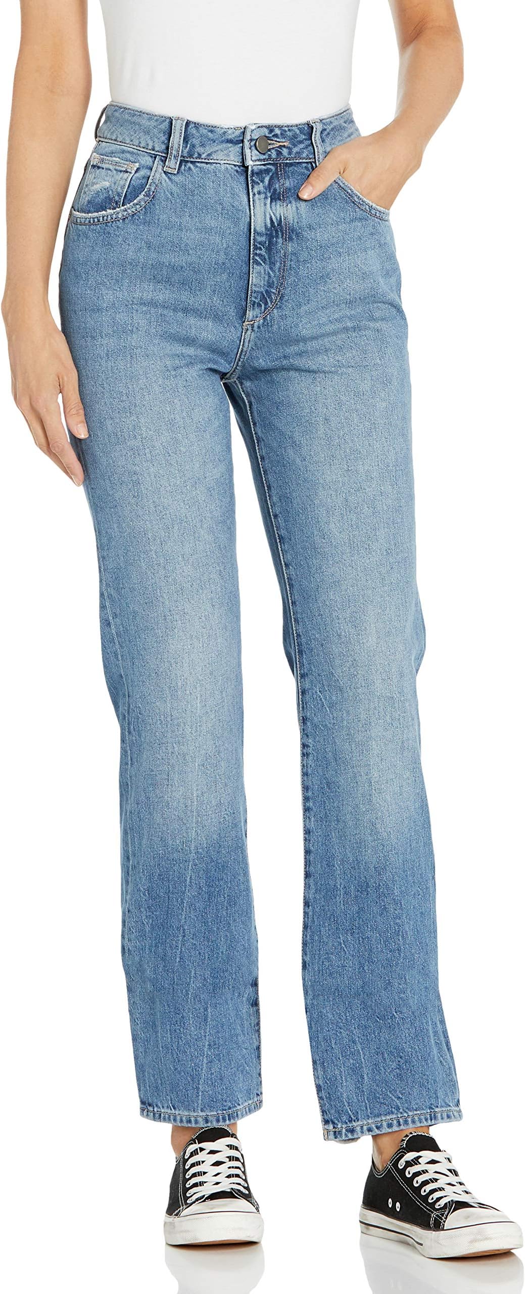 DL1961 Women's Jerry High Rise Vintage Straight Leg Jean