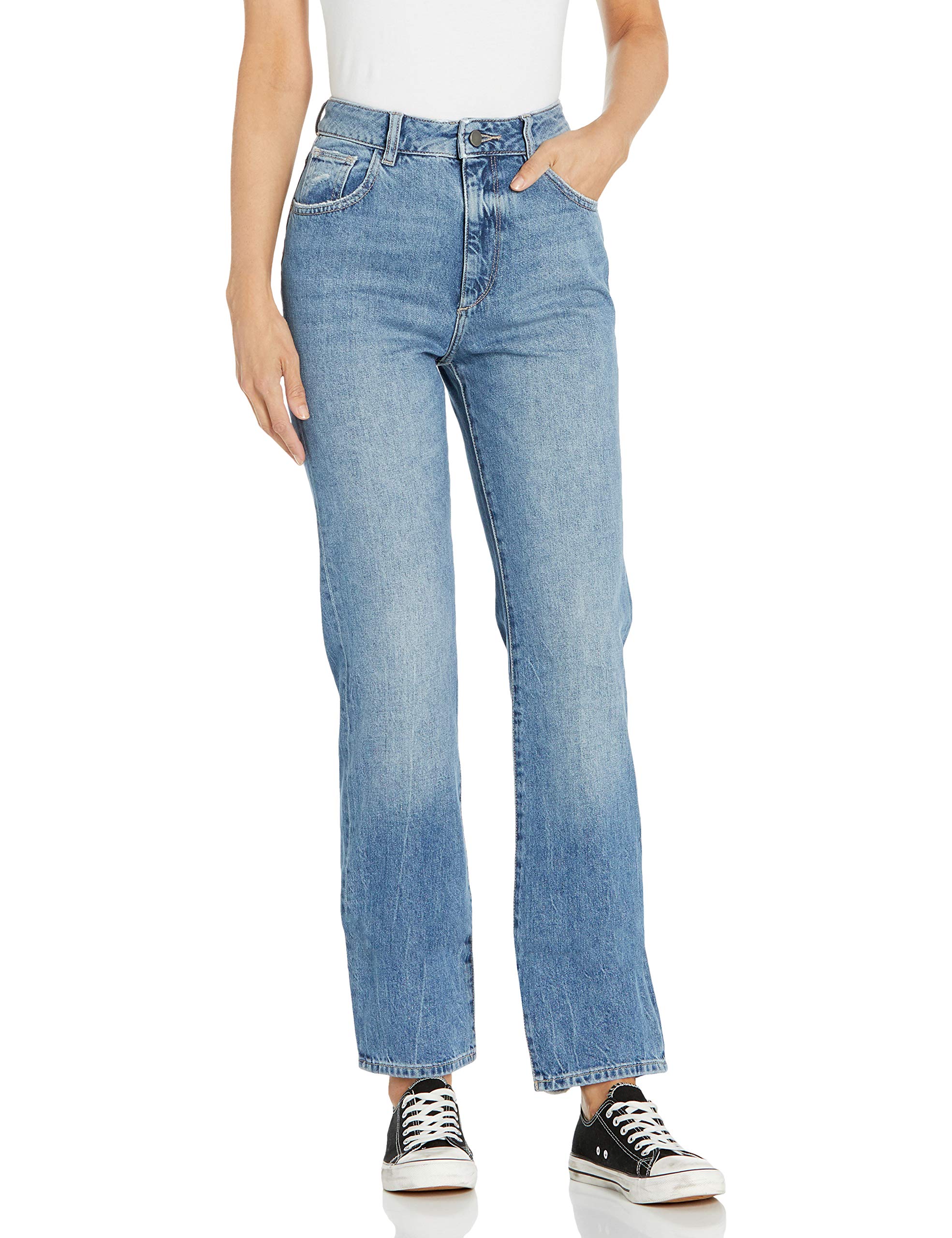 DL1961 Women's Jerry High Rise Vintage Straight Leg Jean