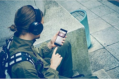 Miniatura 6 de Auriculares con Bluetooth y bajos extras Sony, con control por aplicación, color negro Negro Azul,Rojo,Negro,https:/ www.Yaxa/dp/undefined