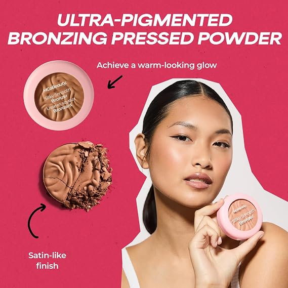 MCoBeauty Silky Smooth Bronzer Powder With Shimmer