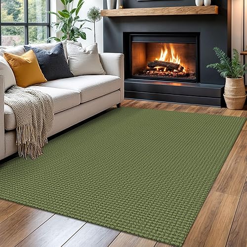 Miniatura 12 de Alfombra Trenzada de Área 3x5 Pies Alfombras Lavables para Entrada Alfombras Antideslizantes Boho Tapete para Puerta Interior Entrada Tapetes