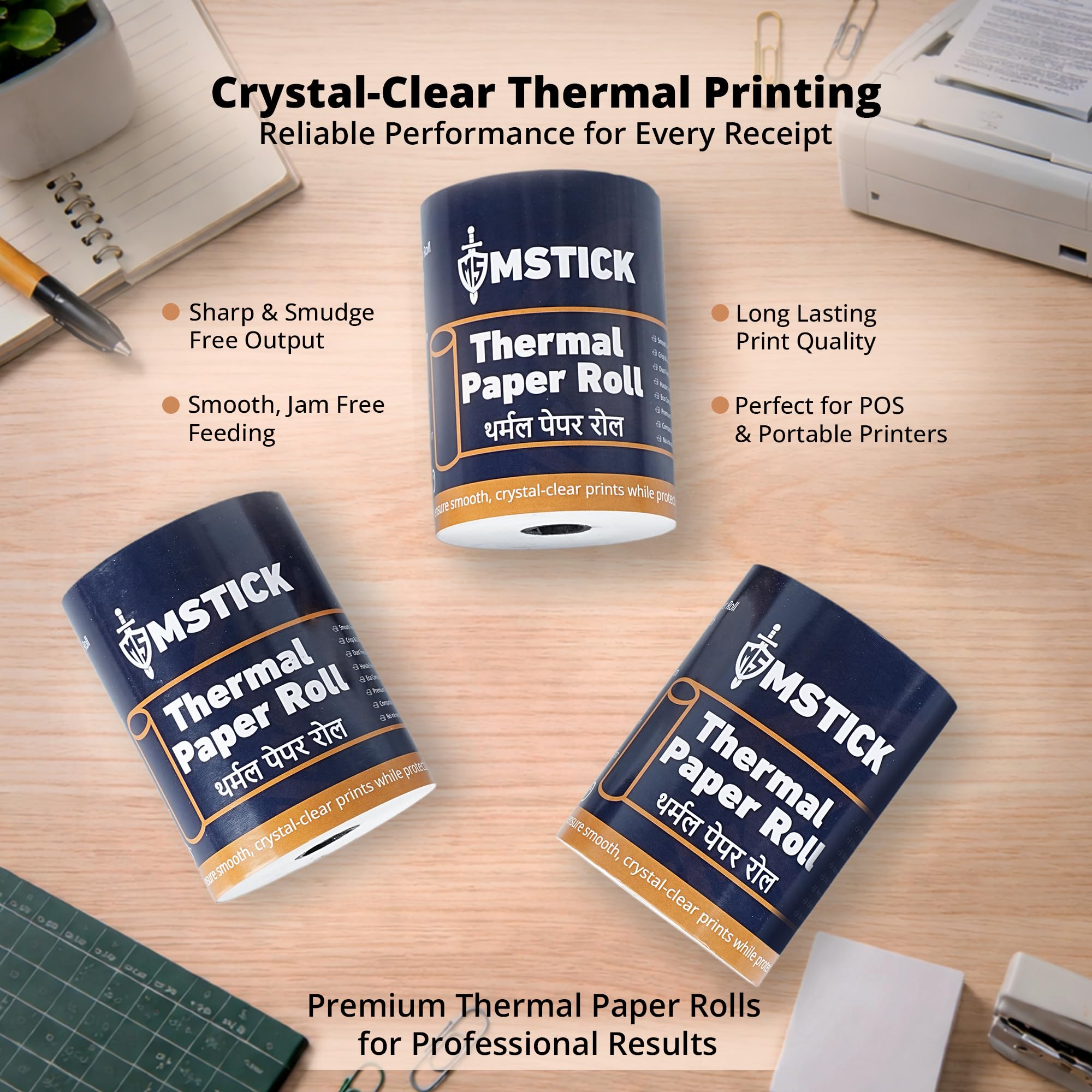 Thermal Receipt Paper Rolls - 80mm, 10 Rolls -5 Thermal Receipt Paper Rolls - 80mm, 10 Rolls -5