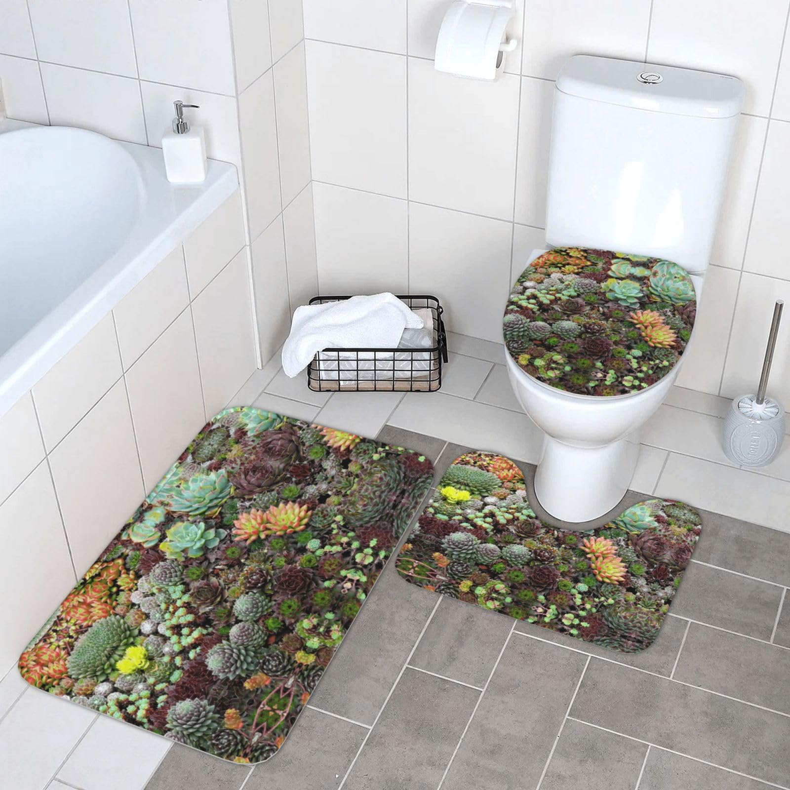Tapis de salle de bain antidérapant en flanelle contre les glissades