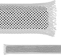 Vista 7 de Electriduct - Funda flexible de malla de cable trenzada expandible de PET negro de 1/8" - 10 pies