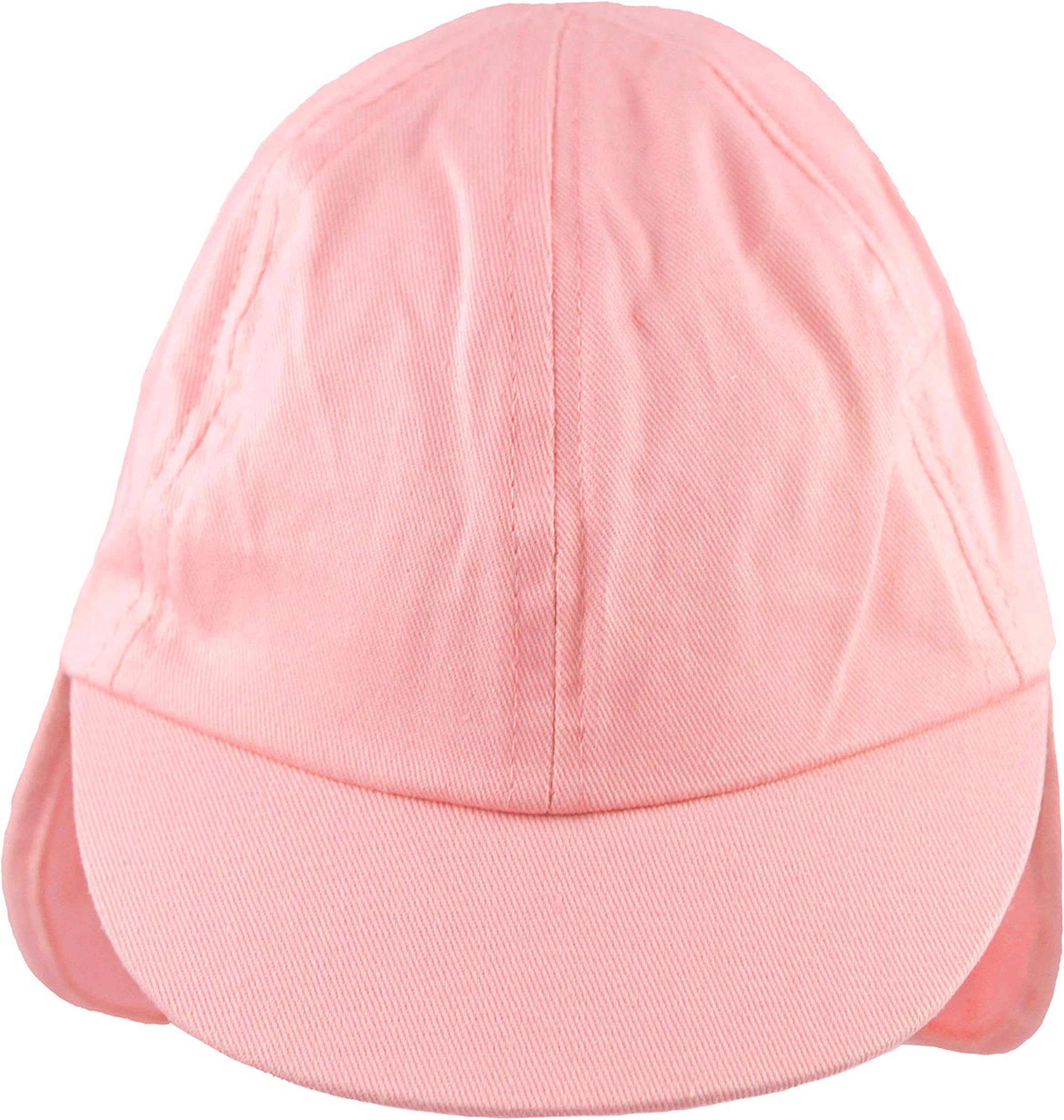 Pesci Baby Girls Summer Legionnaire Sun Hat Roll up Neck Flap Pink (18-24 Months)