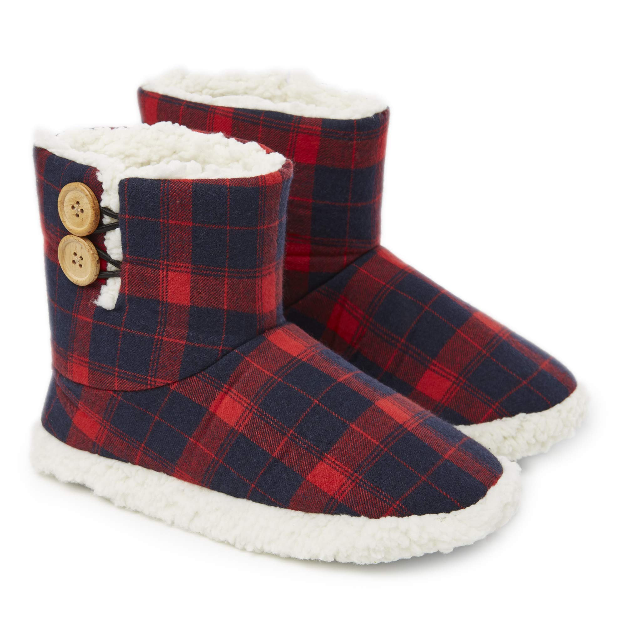 DUNLOP Pantofole Donna Invernali a Stivaletto Antiscivolo Memory Foam Regalo di Natale