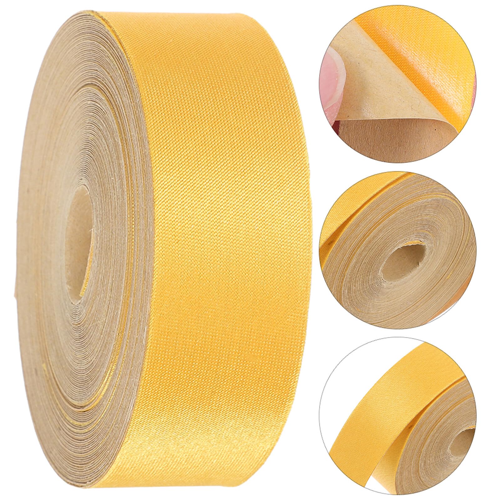 Cinta para Dobladillo de Pantalones Amarilla 4 Rollos de Tela