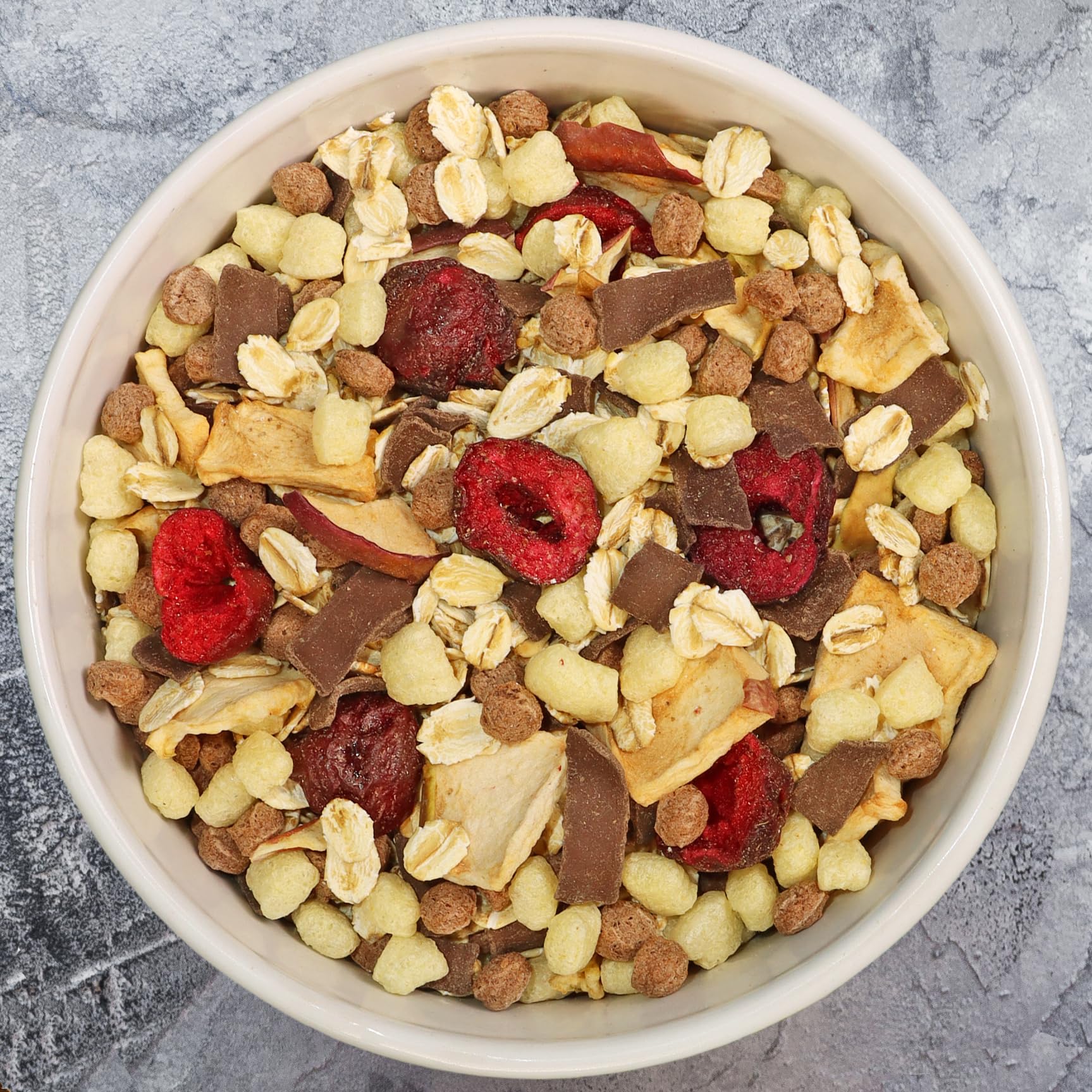 Seitenbacher Radler musli I owies i orkisz, pełnoziarniste zboża I wiśnie I czekolada pełnomleczna I bez pszenicy I (3 x 600 g)