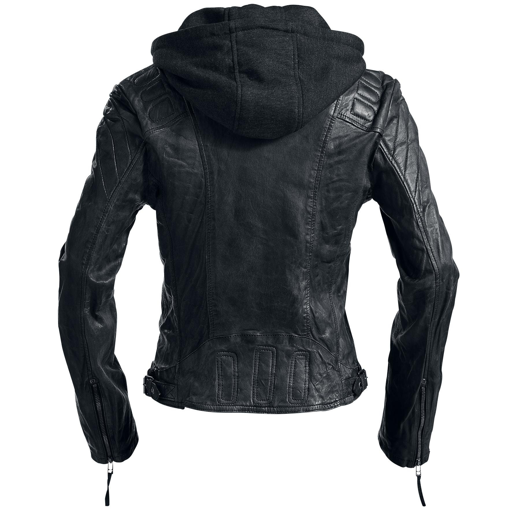 Mauritius Chasey Frauen Lederjacke schwarz Casual Wear, Rockwear