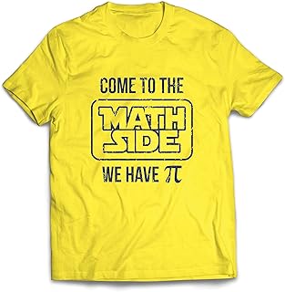 Koszulka męska Przyjdź na Math Side Pi Funny Geek Humor Nerd Żart