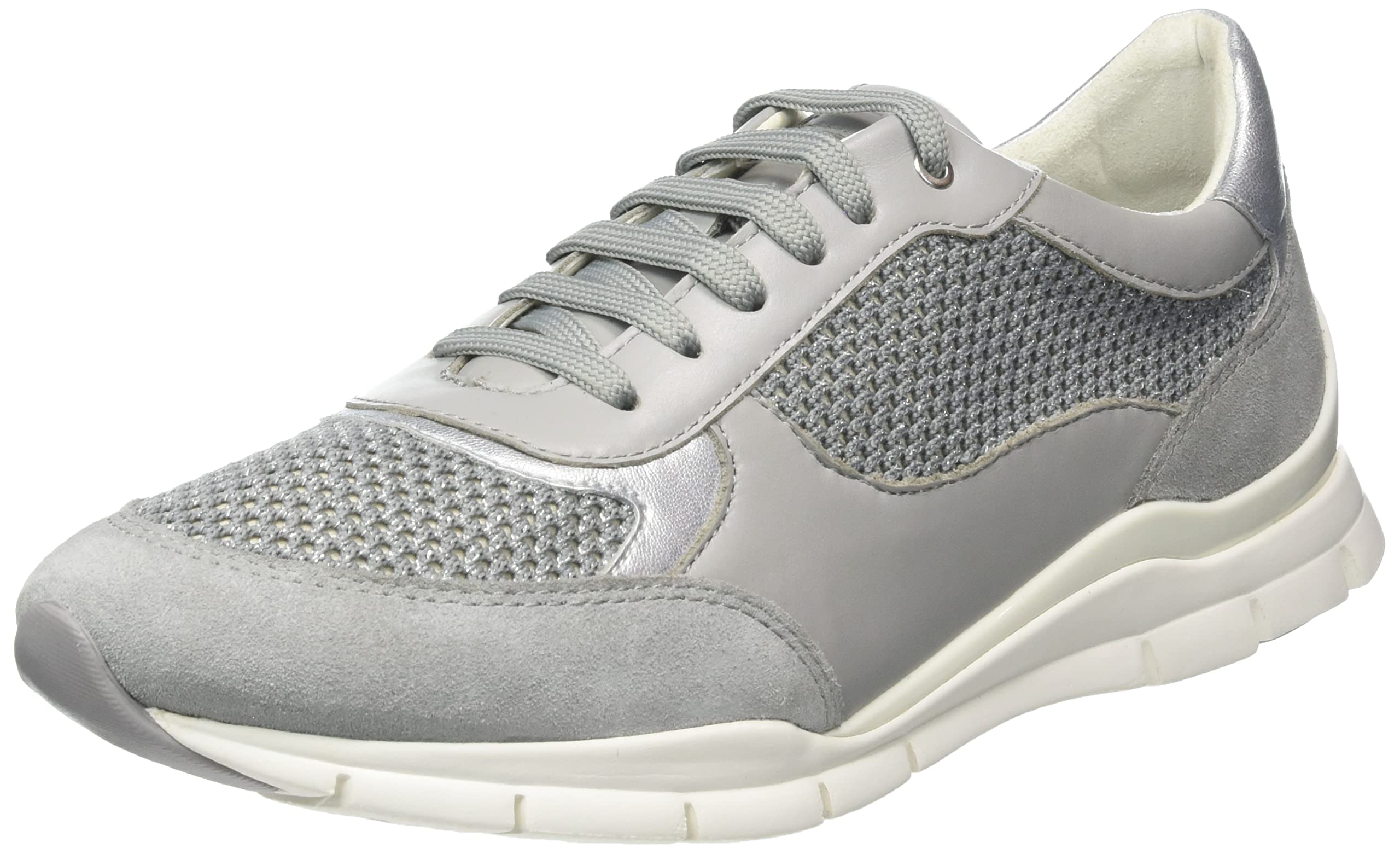 Geox D Sukie A Sneakers voor dames, zwart, 41 EU