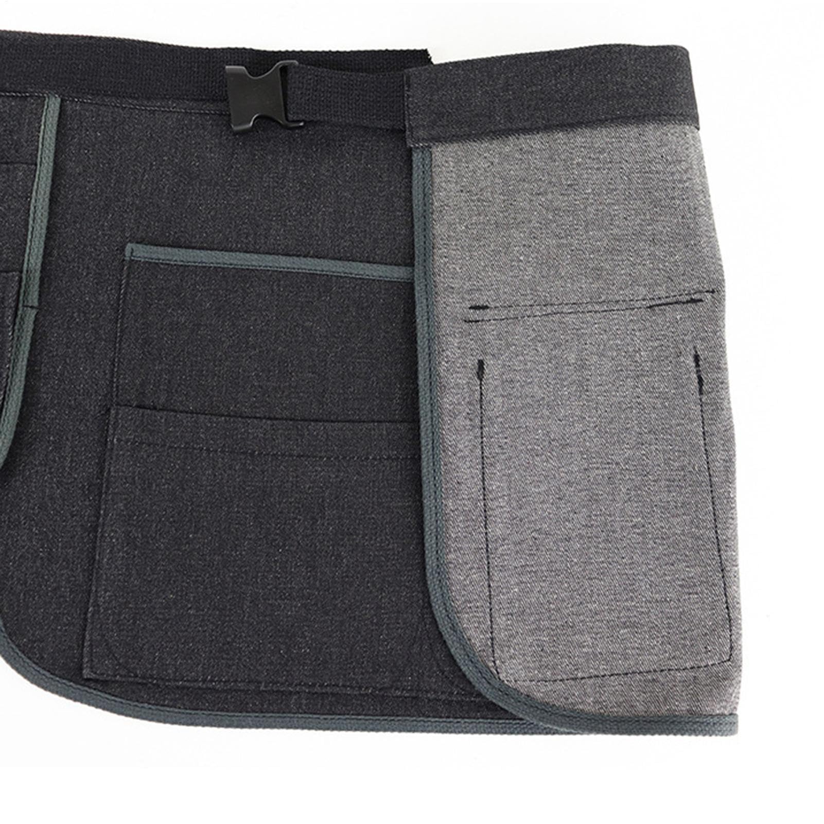 Grembiule da giardino, leggero, in denim, con cintura regolabile in vita e tasche, grembiule da lavoro durevole per cucinare, cucina, barbecue, all'aperto, uso domestico