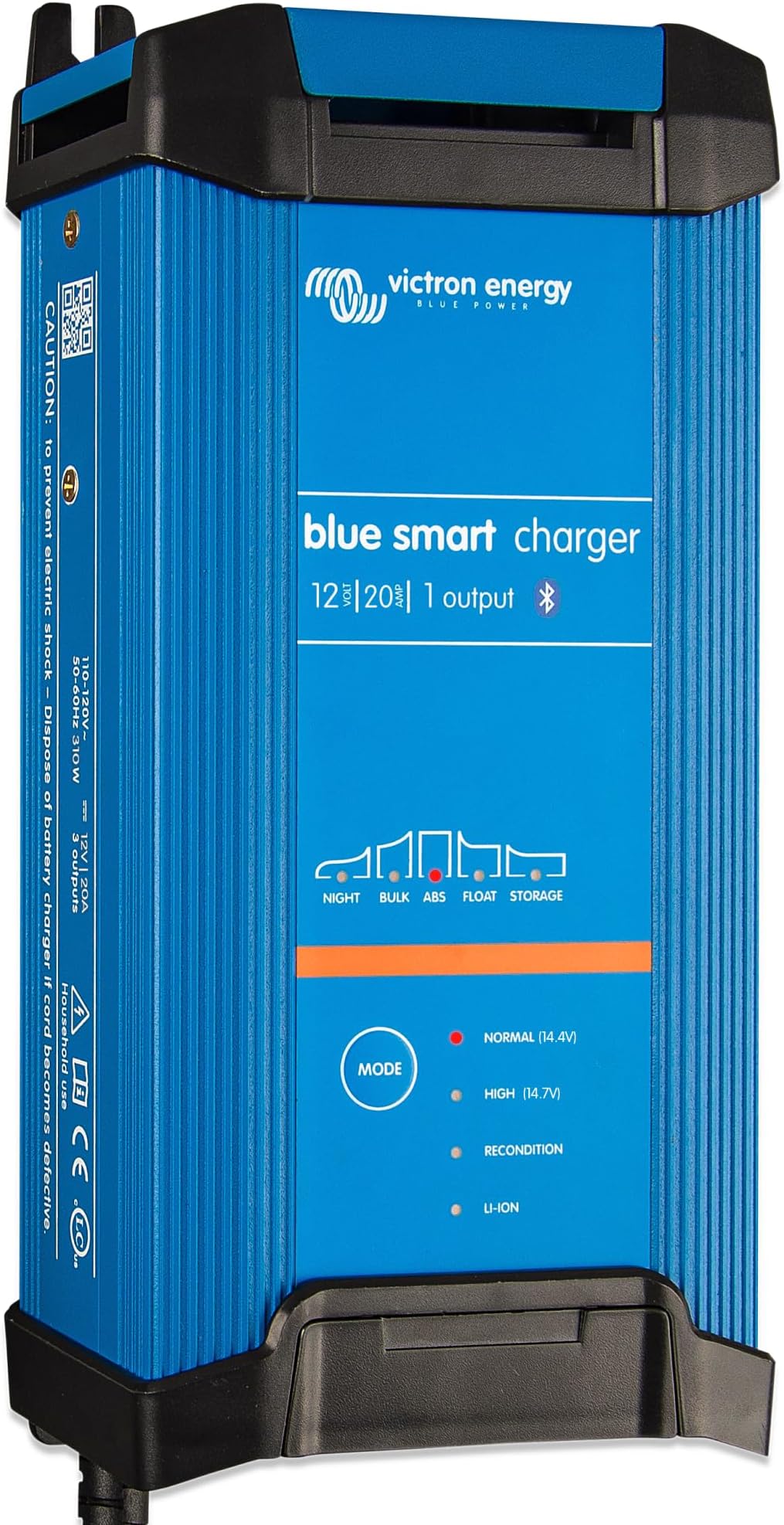 Blue Smart IP22 Smart Car Battery Charger 12V 20A, Trickle Charger for Car Battery and Desulfator for Motorcycle, ATV, RV, Lithium and Deep Cycle Batteries, UK