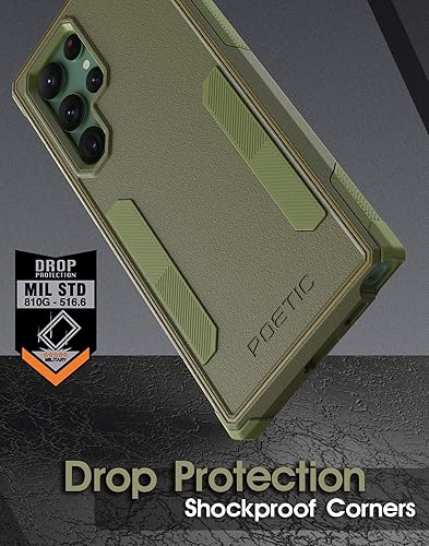 Miniatura 9 de Poetic Neon Series - Funda diseñada para Samsung Galaxy S22 Ultra 5G de 68 pulgadas doble capa resistente resistente ligera delgada a prueba de