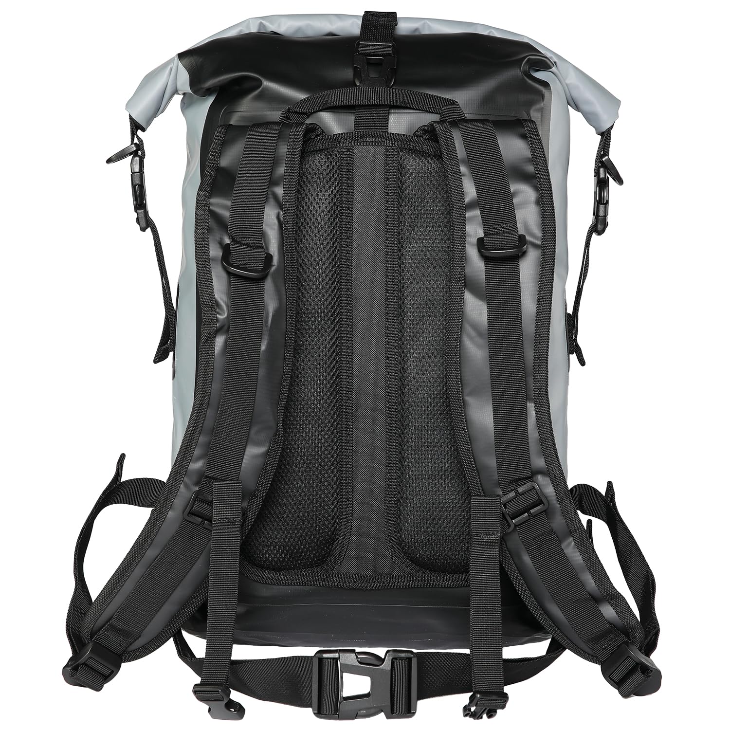 crazy4sailing Mochila impermeable de PVC 35 L/55 L – Mochila de exterior para barco, vela, camping y ciclismo – Bolsa de lona resistente al agua de PVC en 6 colores, amarillo, 55 Liter, Mochila