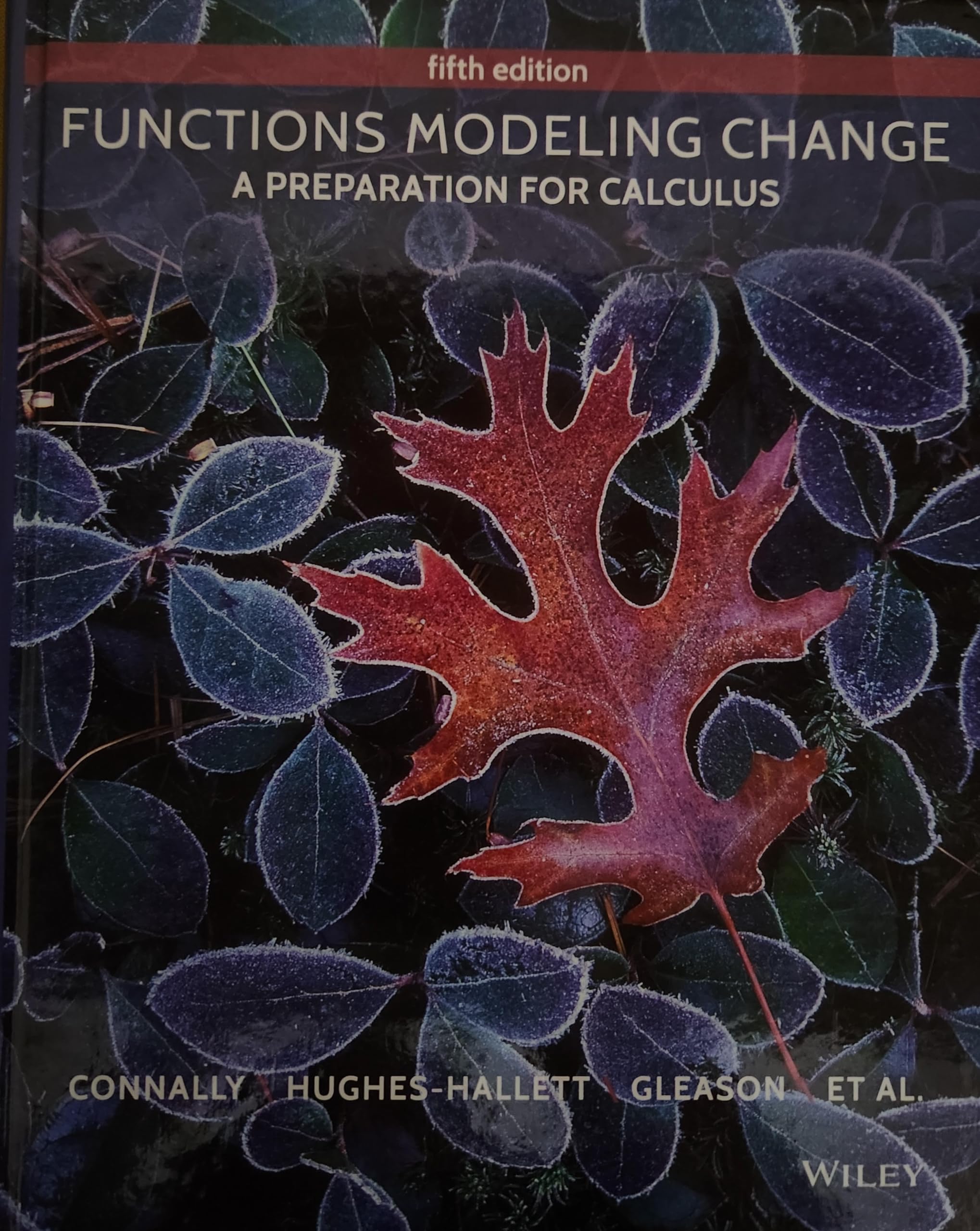 Functions Modeling Change: A Preparation for Calculus