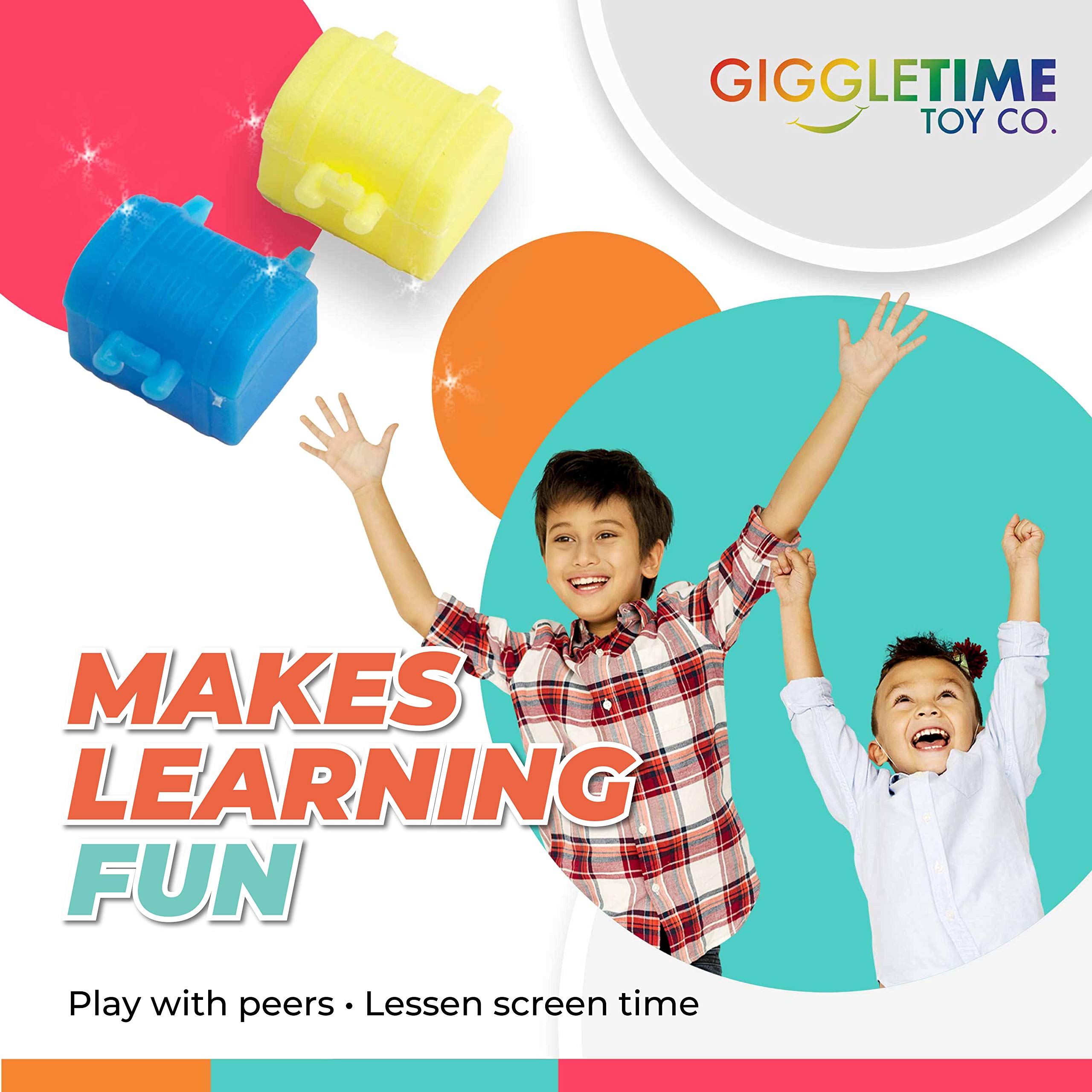 Giggle Time Tooth Keep Chest Assortment (144) Pieces Treasure Chest