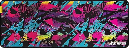 Ant Esports Sneakerz Unique Mouse Pad Gaming Mouse Pad Extended Mouse Mat for Mouse Keyboard with Stitched Edges Waterproof Non-Slip Base Mousepads…