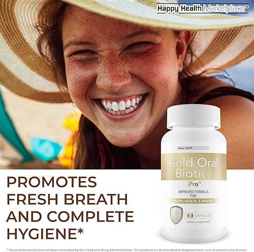 Miniatura 5 de Gold Oral Biotics Pro - Nuestros mejores probióticos y prebióticos para la salud bucal - Probióticos orales avanzados para el mal aliento bucal - 11