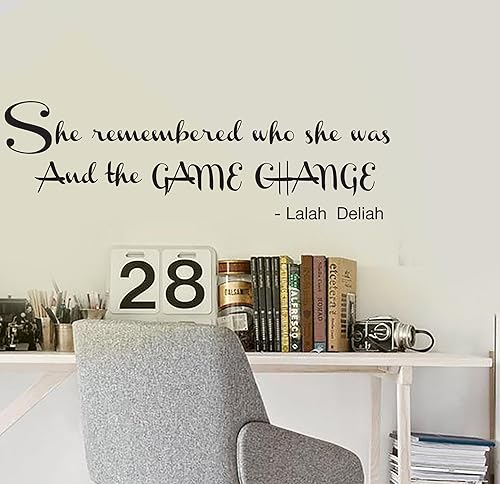 Wallstickers4you - Vinilo decorativo para pared (frase motivacional, frase diciendo que el juego recordado, z4883 (22.5 x 7.0 in)