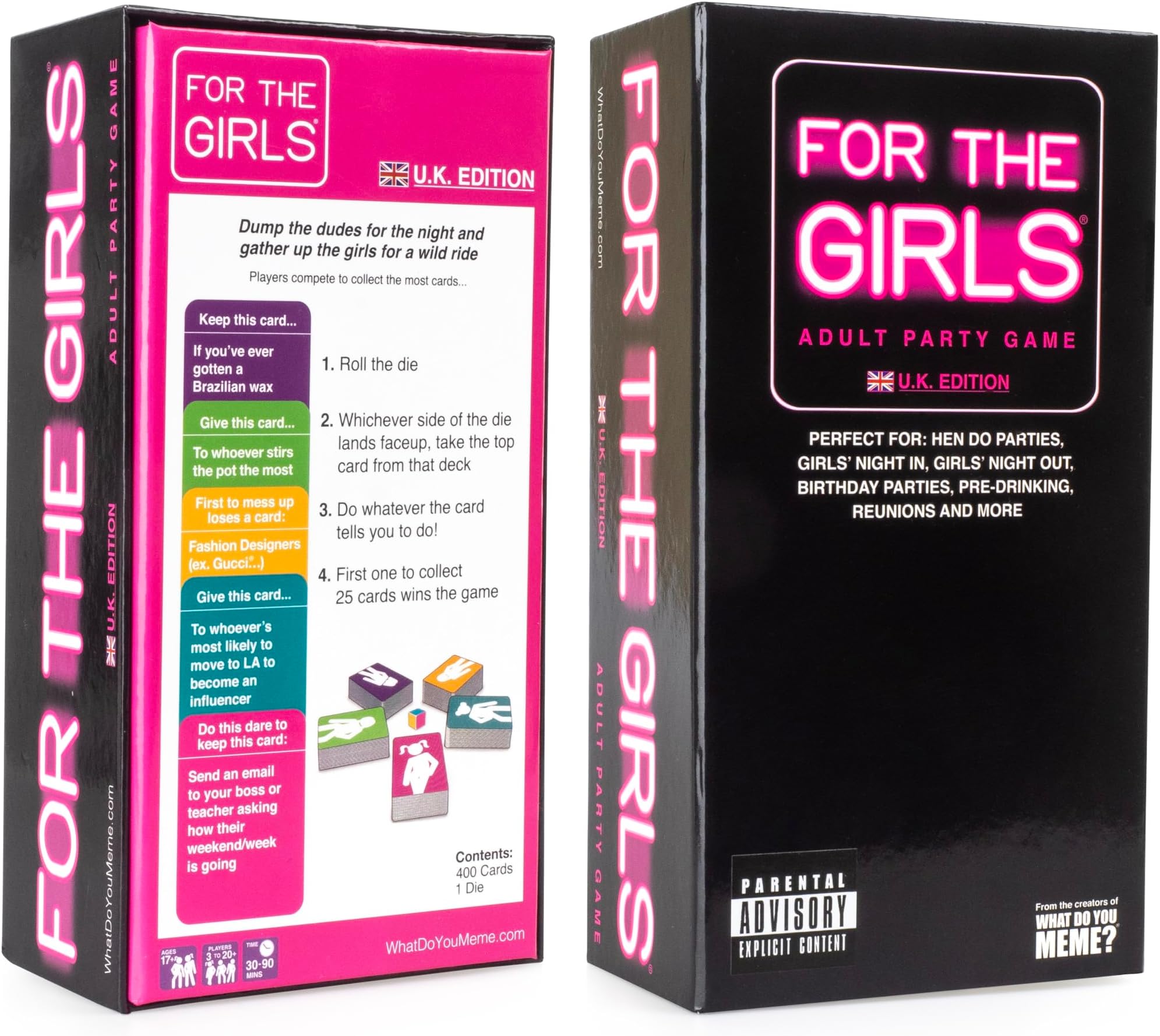 WHAT DO YOU MEME? For The Girls - The Ultimate Girls Night Party Game (UK Edition)