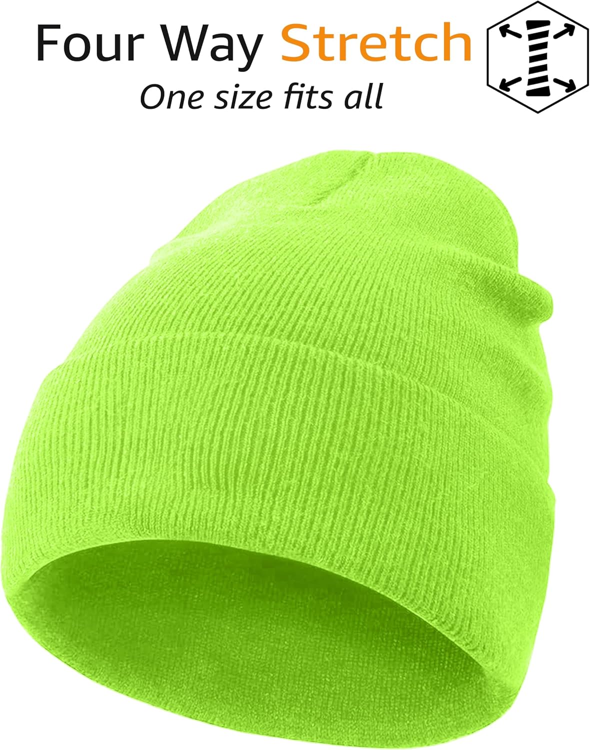 WESTEND 12 Pack Beanies for Men and Women - Unisex Knitted Warm Solid Color Multi-Packs