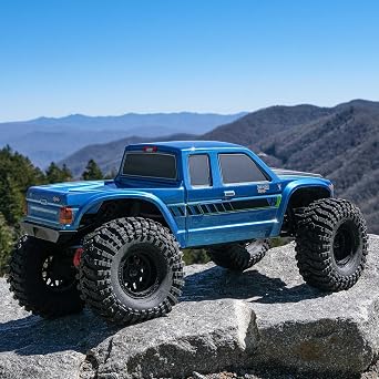 Axial RC Truck 1/10 SCX10 III Coyote 4X4 RTR Brushed Rock Crawler, Blue, AXI-2036T2 (Battery and Charger Not Included)