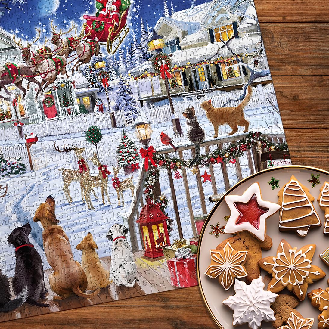 Mont St Michele - Rompecabezas De 1000 Piezas | Rompecabezas De Francia | Rompecabezas Sostenible Para Adultos