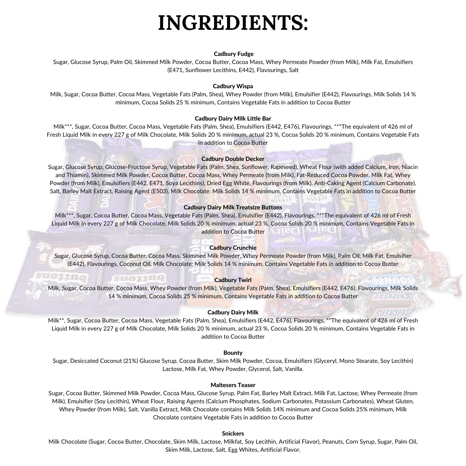 Chocolate Gift Box Ultimate Cadbury Chocolate Chocolate Gift Set