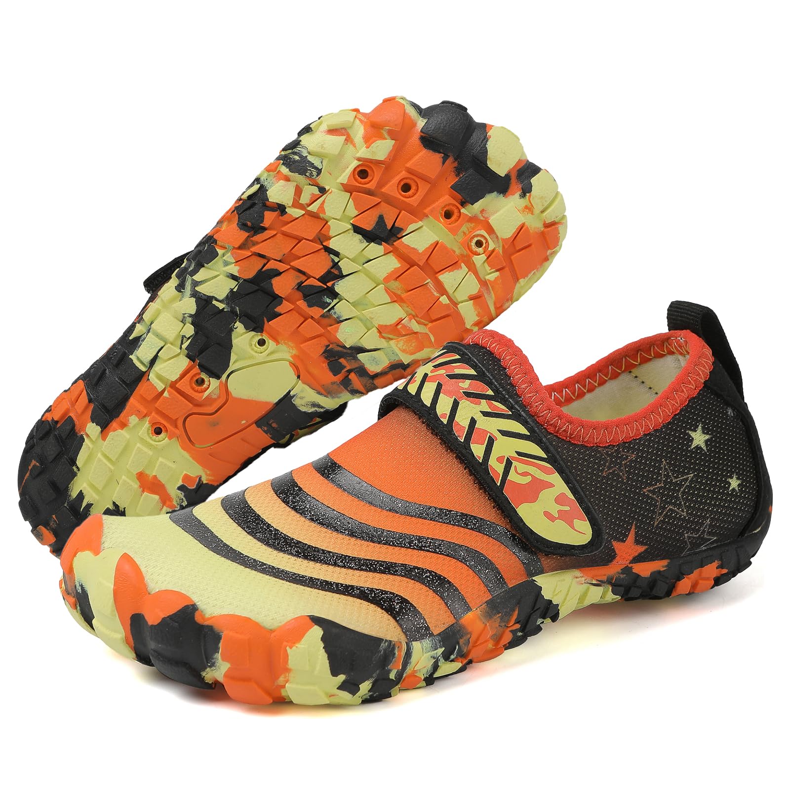 GoodValue Kids Water Shoes Quick Dry Aqua Socks Non-Slip Lightweight Sport Swim Outdoor Indoor Lightweight Walking for Beach Pool