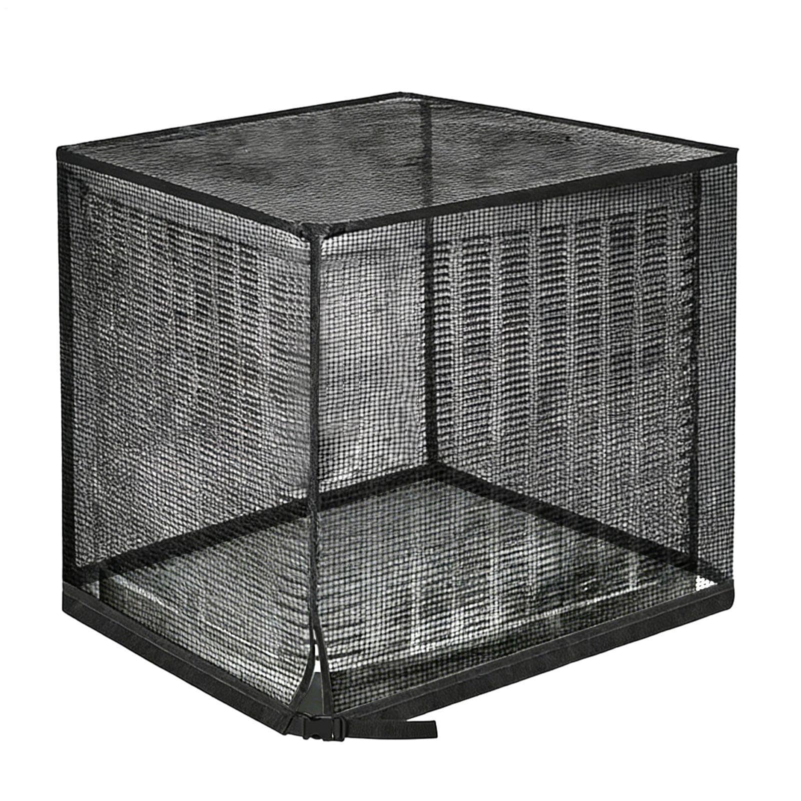 Mesh Abdeckhaube für Klimaanlage Außengerät – Atmungsaktiver Oxford Schutz, Wetterfeste Schutzhaube gegen Laub, Regen, Wind, Schmutz und Insekten für Außenklimaanlagen