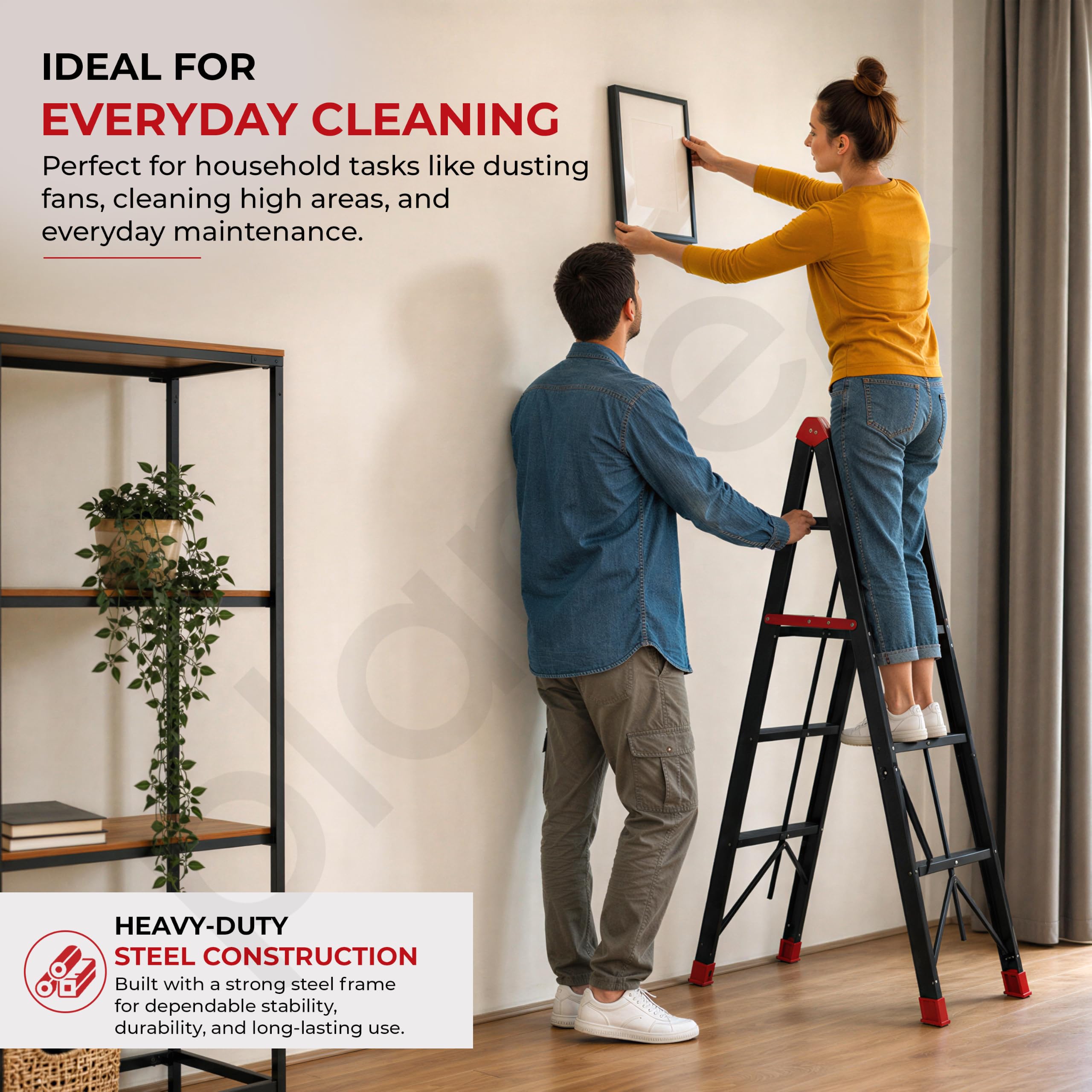 Plantex Ultrafold Ladder - Space-Saving Step Ladder -9 Plantex Ultrafold Ladder - Space-Saving Step Ladder -9